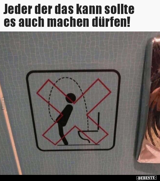 Jeder der das kann sollte es auch machen dürfen!