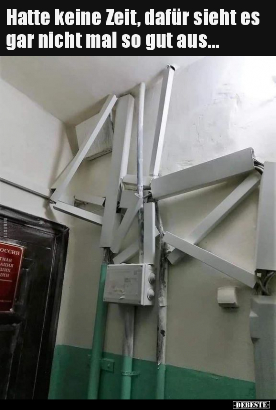 Hatte keine Zeit, dafür sieht es gar nicht mal so gut..