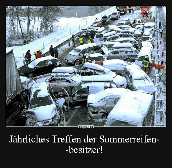 Jährliches Treffen der Sommerreifenbesitzer!