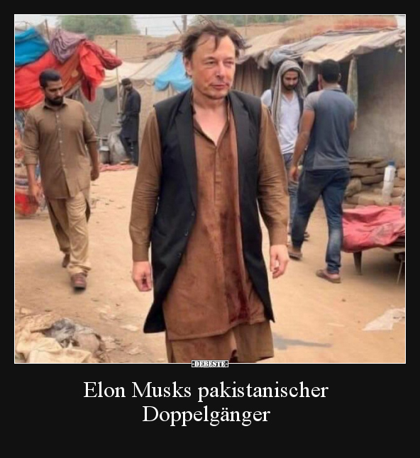 Elon Musks pakistanischer Doppelgänger.. - Lustige Bilder | DEBESTE.de