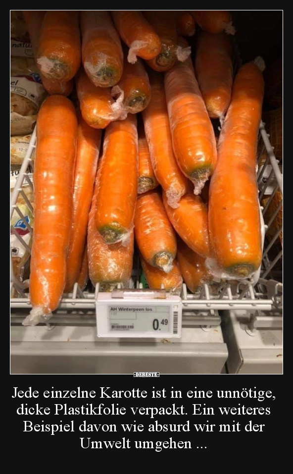 Jede einzelne Karotte ist in eine unnötige, dicke.. - Lustige Bilder | DEBESTE.de