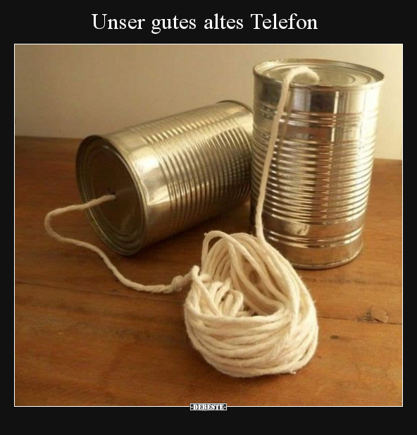 Unser gutes altes Telefon.. - Lustige Bilder | DEBESTE.de