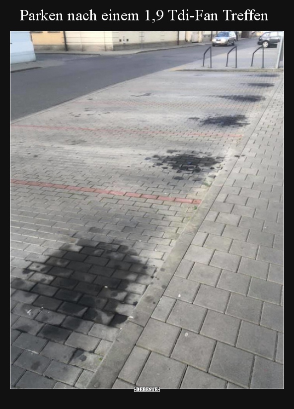 Parken nach einem 1,9 Tdi-Fan Treffen..