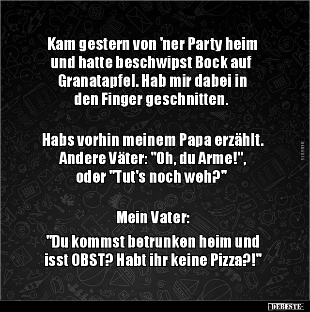 Kam gestern von 'ner Party heim und hatte beschwipst Bock.. - Lustige Bilder | DEBESTE.de