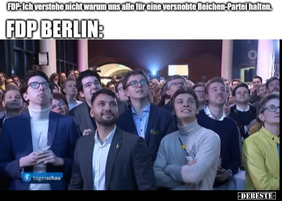 FDP-Ich verstehe nicht warum uns alle für eine versnobte.. - Lustige Bilder | DEBESTE.de