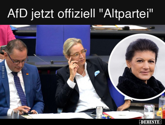 AfD jetzt offiziell "Altpartei".. - Lustige Bilder | DEBESTE.de