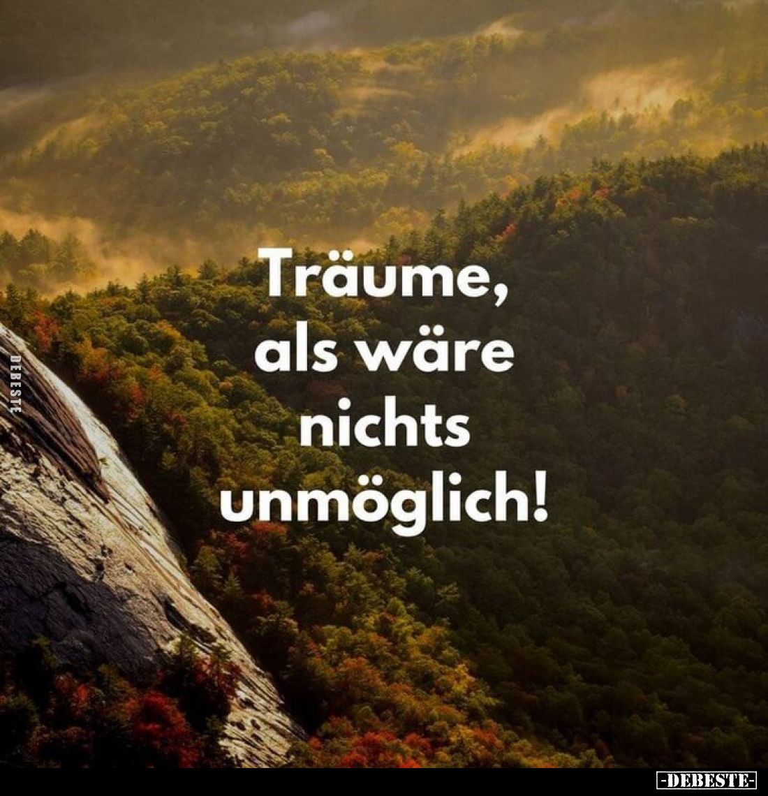 Träume, als wäre nichts unmöglich!