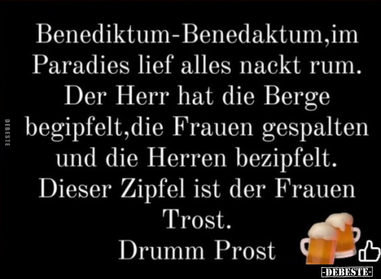 Berge, Frauen, Zipfel, Prost