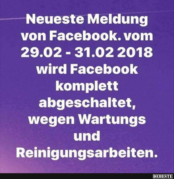 Neuste Meldung von Facebook.. - Lustige Bilder | DEBESTE.de