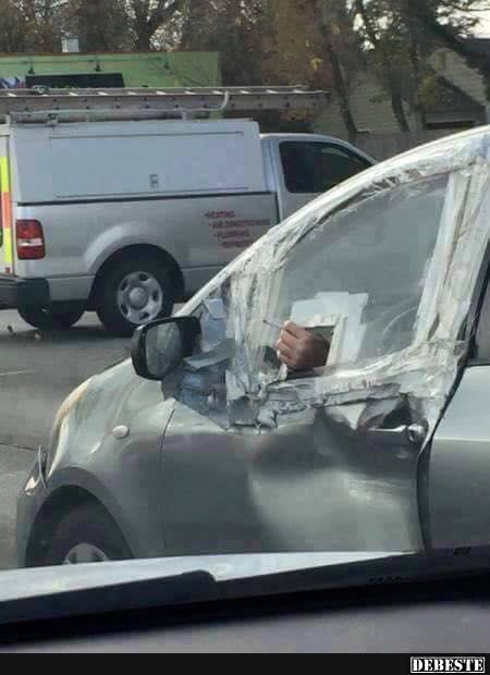 Hauptsache ein Loch zum Rauchen