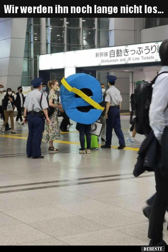 Wir werden ihn noch lange nicht los...