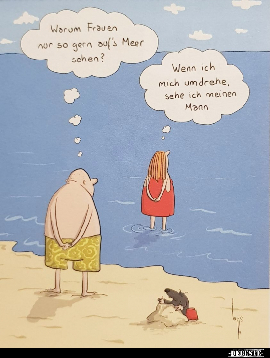 Worum Frauen nur so gern auf's Meer sehen?.. - Lustige Bilder | DEBESTE.de