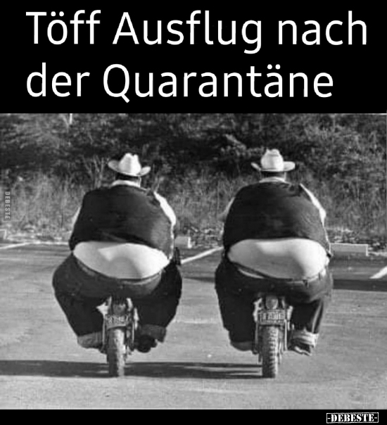 Töff Ausflug nach der Quarantäne...