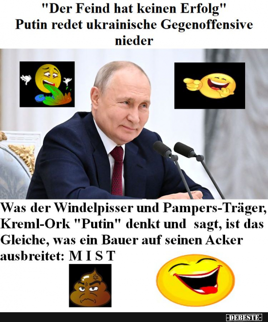 Putin und die hilflosen Kommentare eines gescheiterten Möchte-gern-Zaren - Lustige Bilder | DEBESTE.de