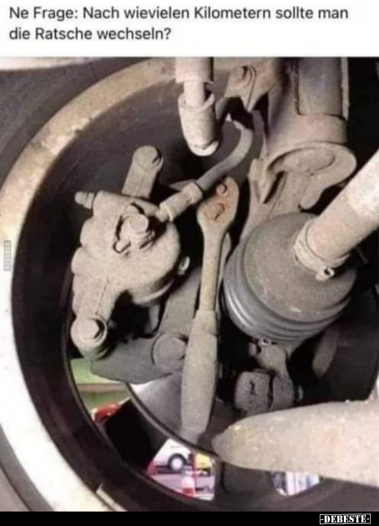 Ne Frage: Nach wievielen Kilometern sollte man die Ratsche wechseln?