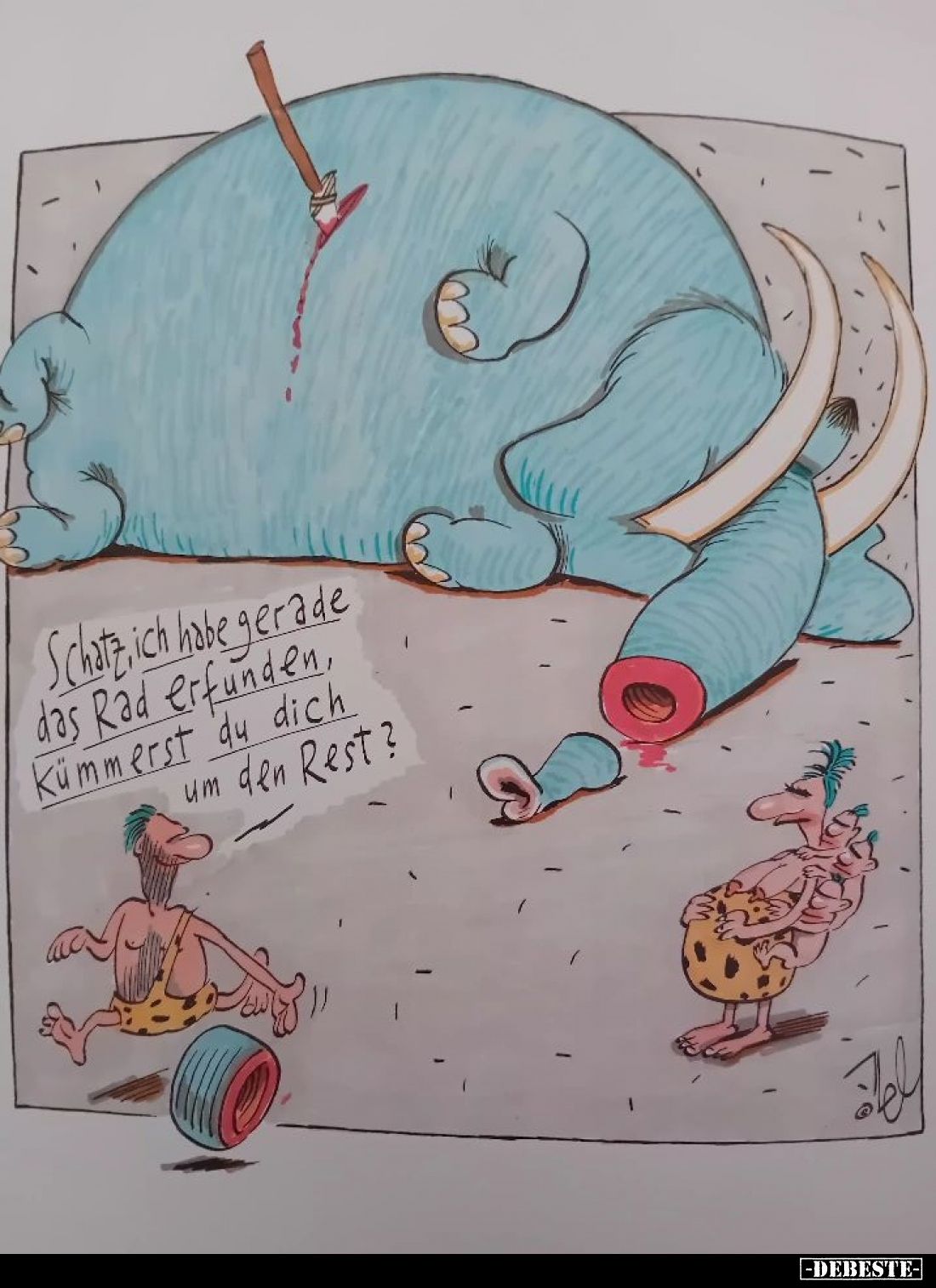 Schatz, ich habe gerade das Rad erfunden, Kümmerst du dich um den Rest?