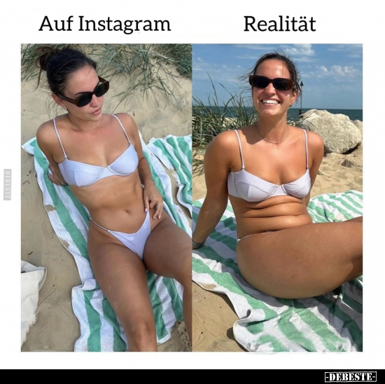 Auf Instagram - Realität.. - Lustige Bilder | DEBESTE.de