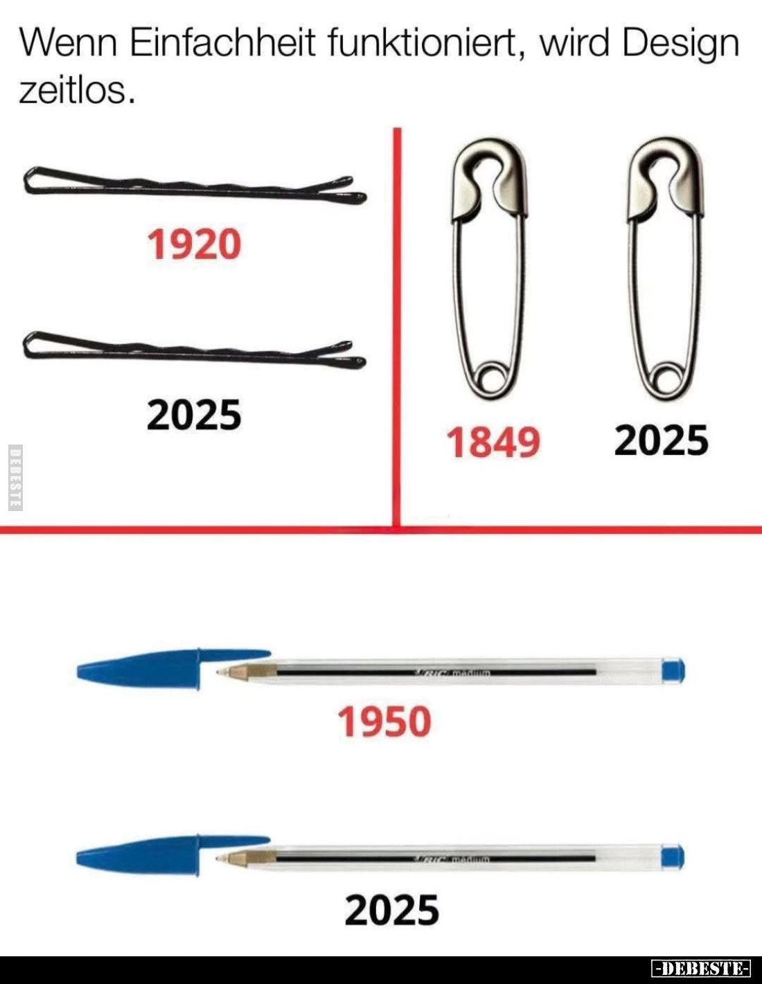 Wenn Einfachheit funktioniert, wird Design zeitlos.