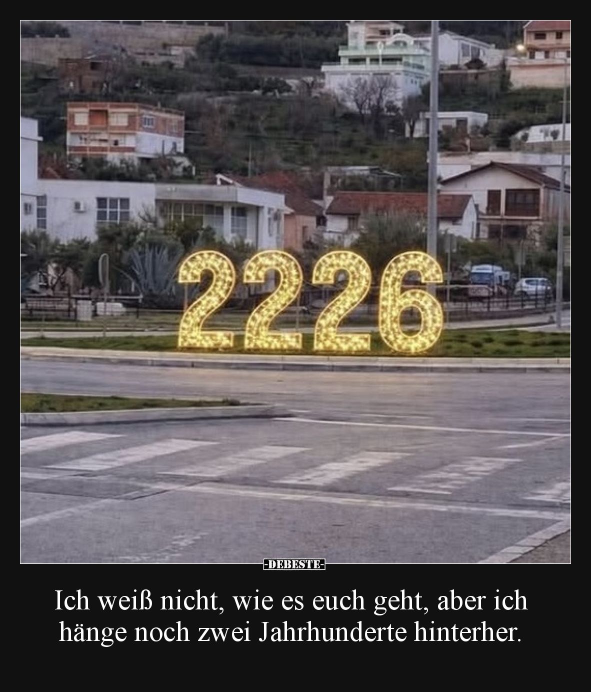 Ich weiß nicht, wie es euch geht, aber ich hänge noch zwei Jahrhunderte hinterher.