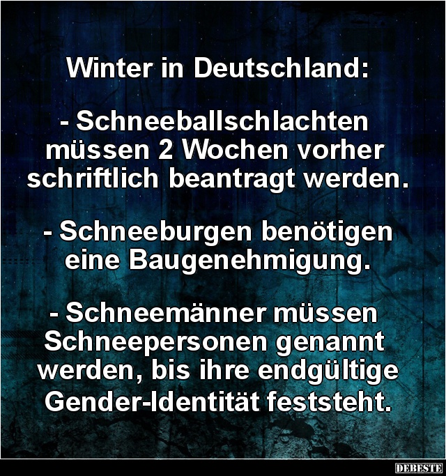Winter in Deutschland.. - Lustige Bilder | DEBESTE.de