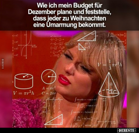Wie ich mein Budget für Dezember plane und feststelle.. - Lustige Bilder | DEBESTE.de