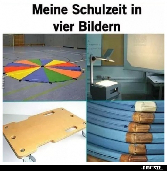 Meine Schulzeit in vier Bildern.. - Lustige Bilder | DEBESTE.de
