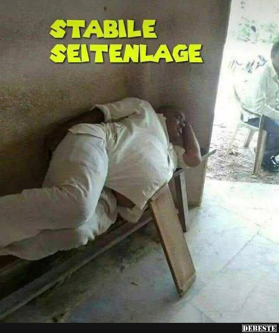 Stabile Seitenlage..