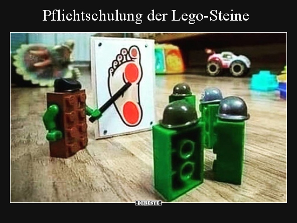 Pflichtschulung der Lego-Steine.. - Lustige Bilder | DEBESTE.de