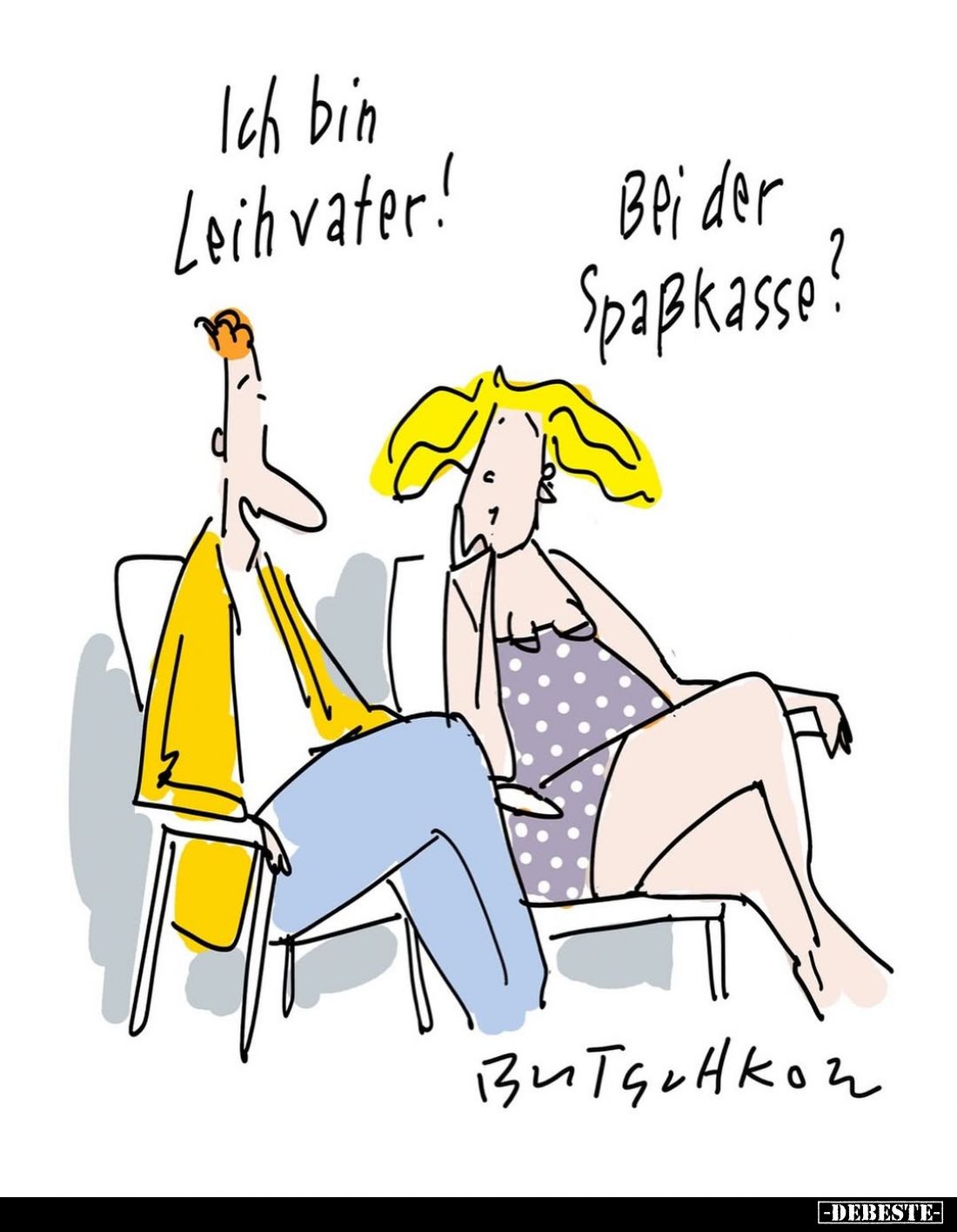Ich bin Leihvater! Bei der Spaßkasse?.. - Lustige Bilder | DEBESTE.de