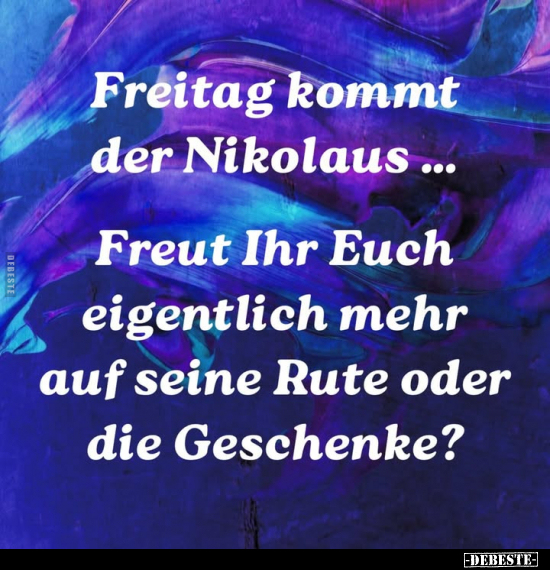 Freitag kommt der Nikolaus.. - Lustige Bilder | DEBESTE.de