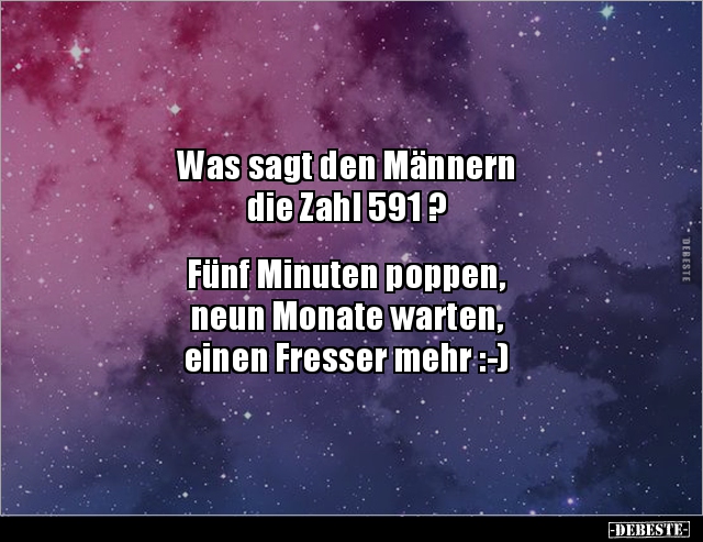 Was sagt den Männern die Zahl 591 ? - Lustige Bilder | DEBESTE.de