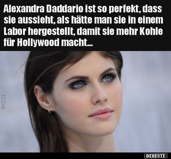 Alexandra Daddario ist so perfekt, dass sie aussieht, als.. - Lustige Bilder | DEBESTE.de