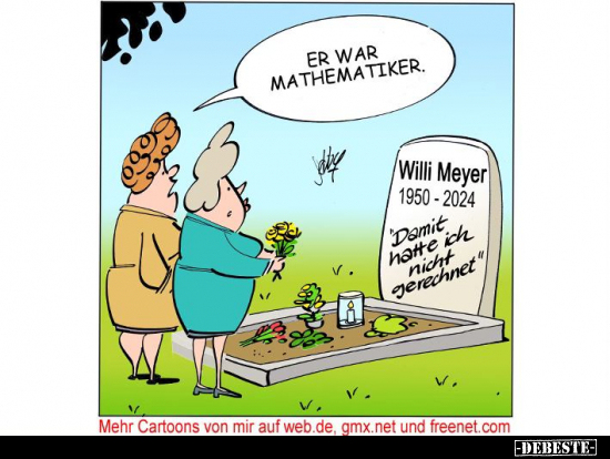 Er war Mathematiker... - Lustige Bilder | DEBESTE.de