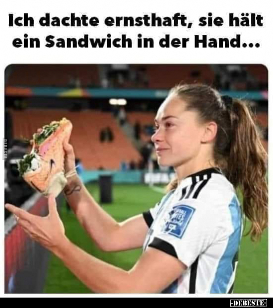 Ich dachte ernsthaft, sie hält ein Sandwich.. - Lustige Bilder | DEBESTE.de