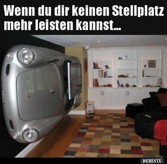 Wenn du dir keinen Stellplatz mehr leisten kannst...