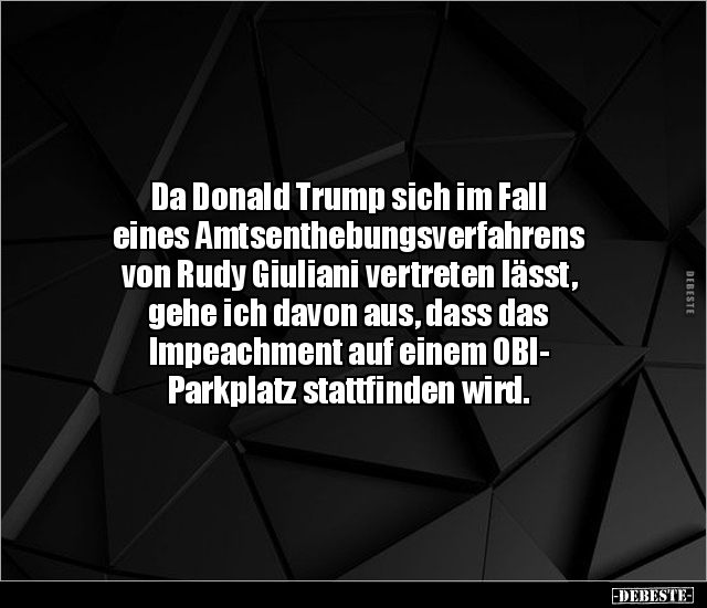 Da Donald Trump sich im Fall eines.. - Lustige Bilder | DEBESTE.de