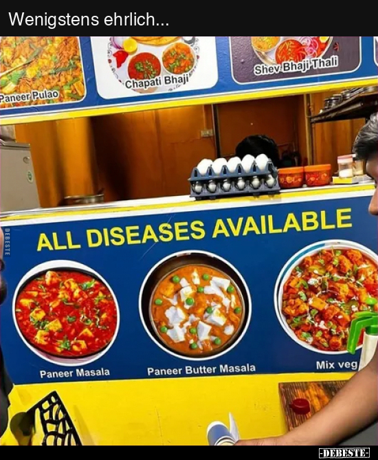 Wenigstens ehrlich...