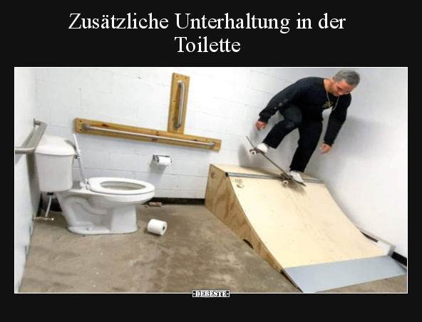 Zusätzliche Unterhaltung in der Toilette.. - Lustige Bilder | DEBESTE.de