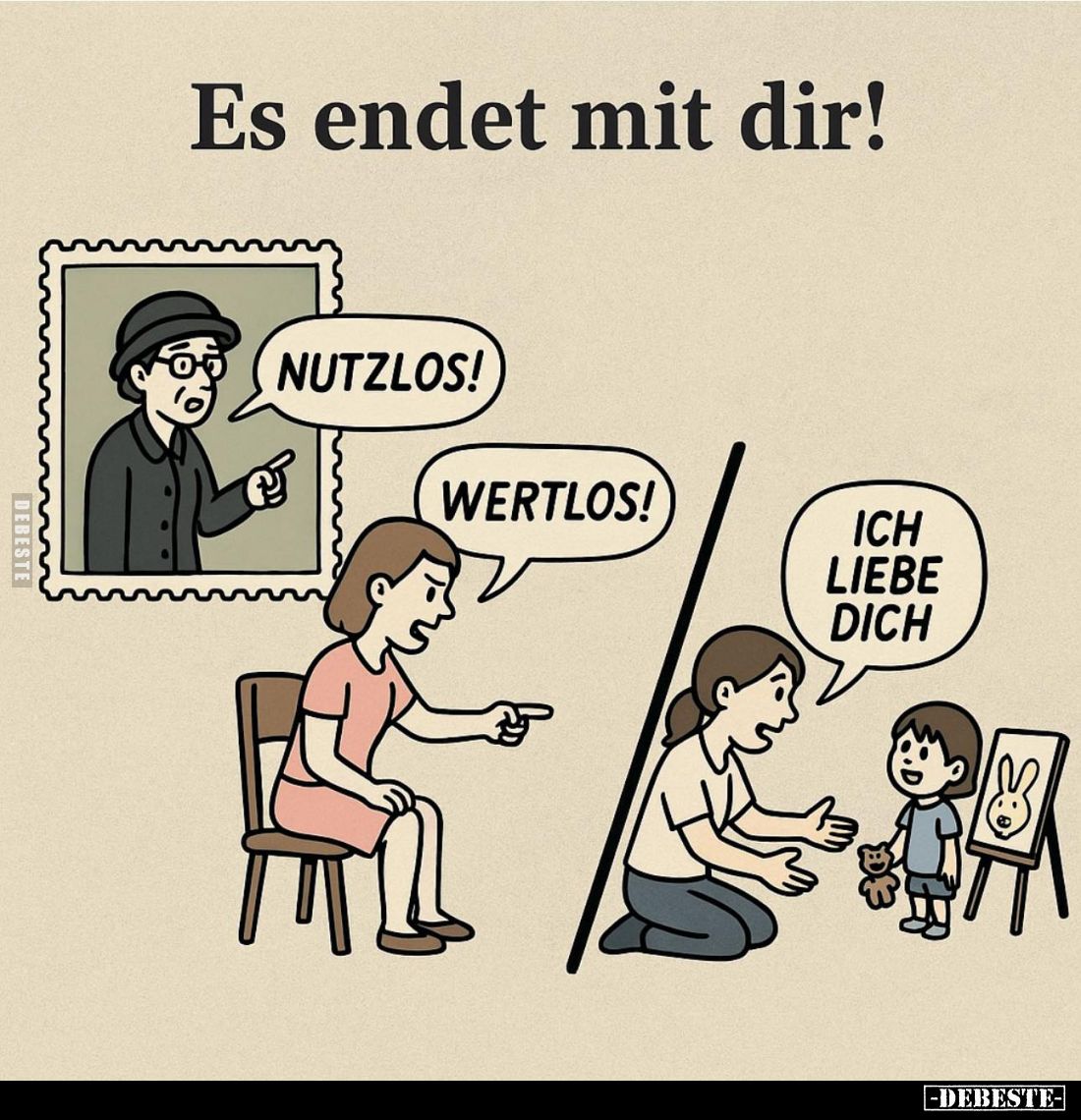 Es endet mit dir!
