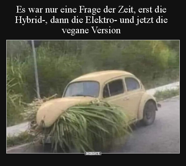 Es war nur eine Frage der Zeit, erst die Hybrid-, dann die.. - Lustige Bilder | DEBESTE.de