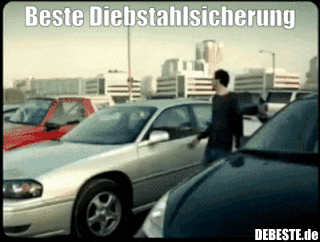 Beste Diebstahlsicherung. - Lustige Bilder | DEBESTE.de