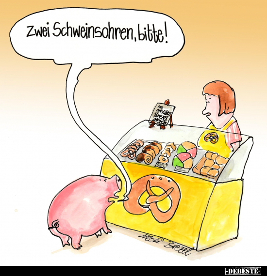 Zwei Schweinsohren, bitte!.. - Lustige Bilder | DEBESTE.de