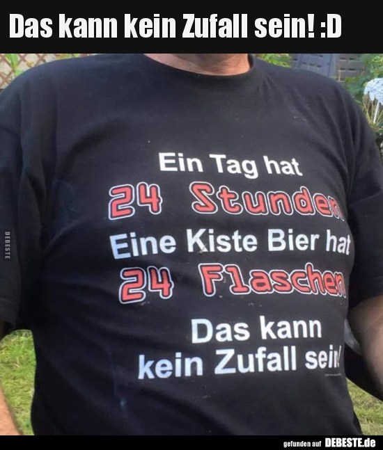Das kann kein Zufall sein! :D
