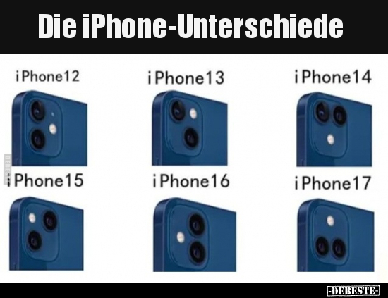 Die iPhone-Unterschiede.. - Lustige Bilder | DEBESTE.de