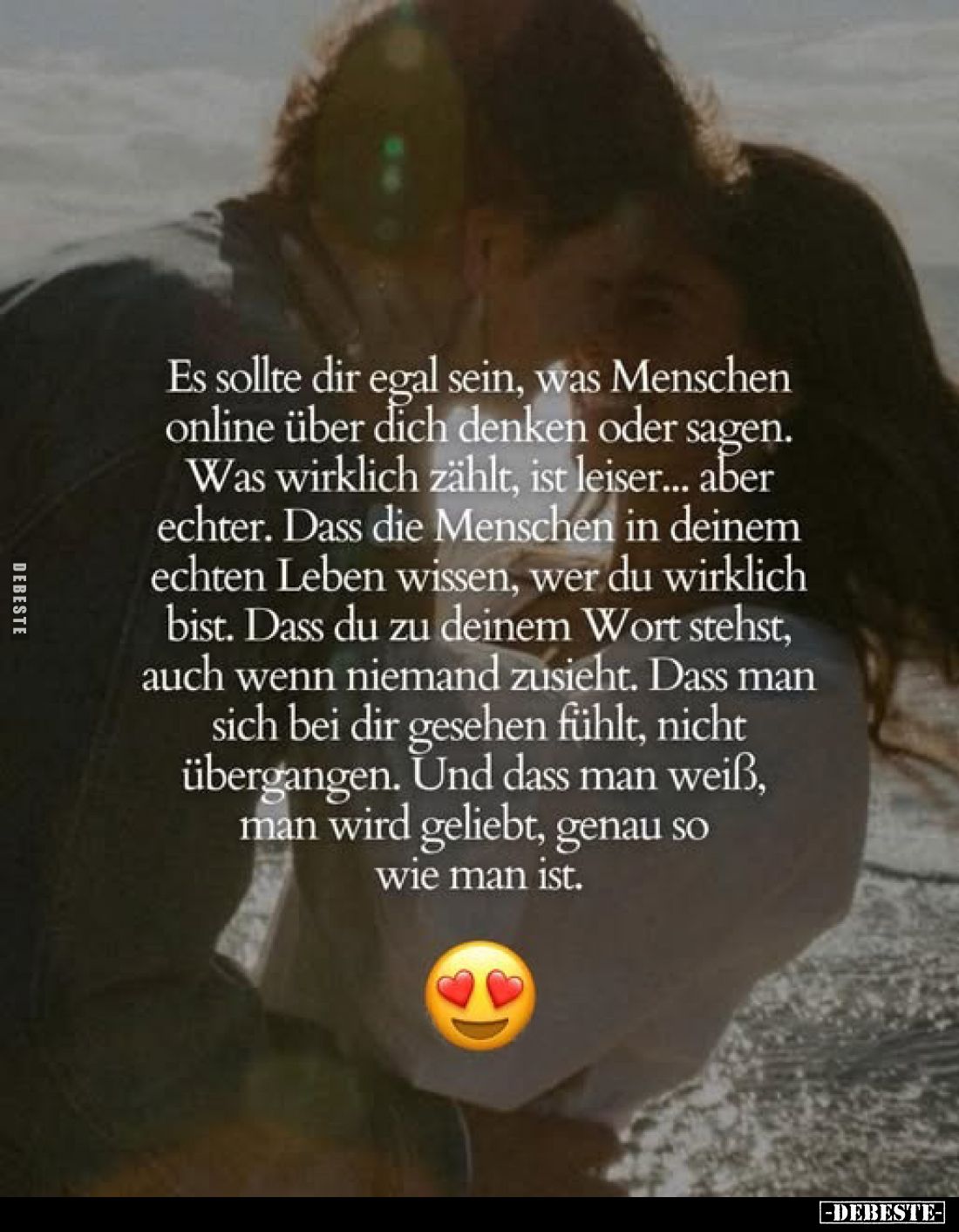 Es sollte dir egal sein, was Menschen online über dich.. - Lustige Bilder | DEBESTE.de