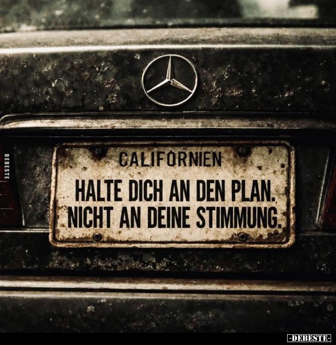 Halte dich an den Plan. Nicht an deine Stimmung.