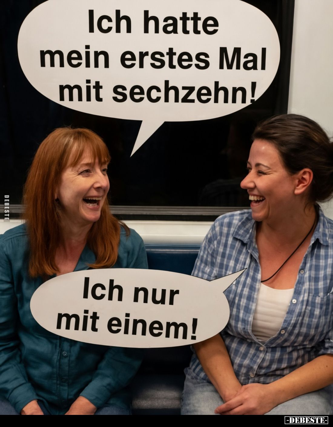 Ich hatte mein erstes Mal mit sechzehn!

Ich nur mit einem!