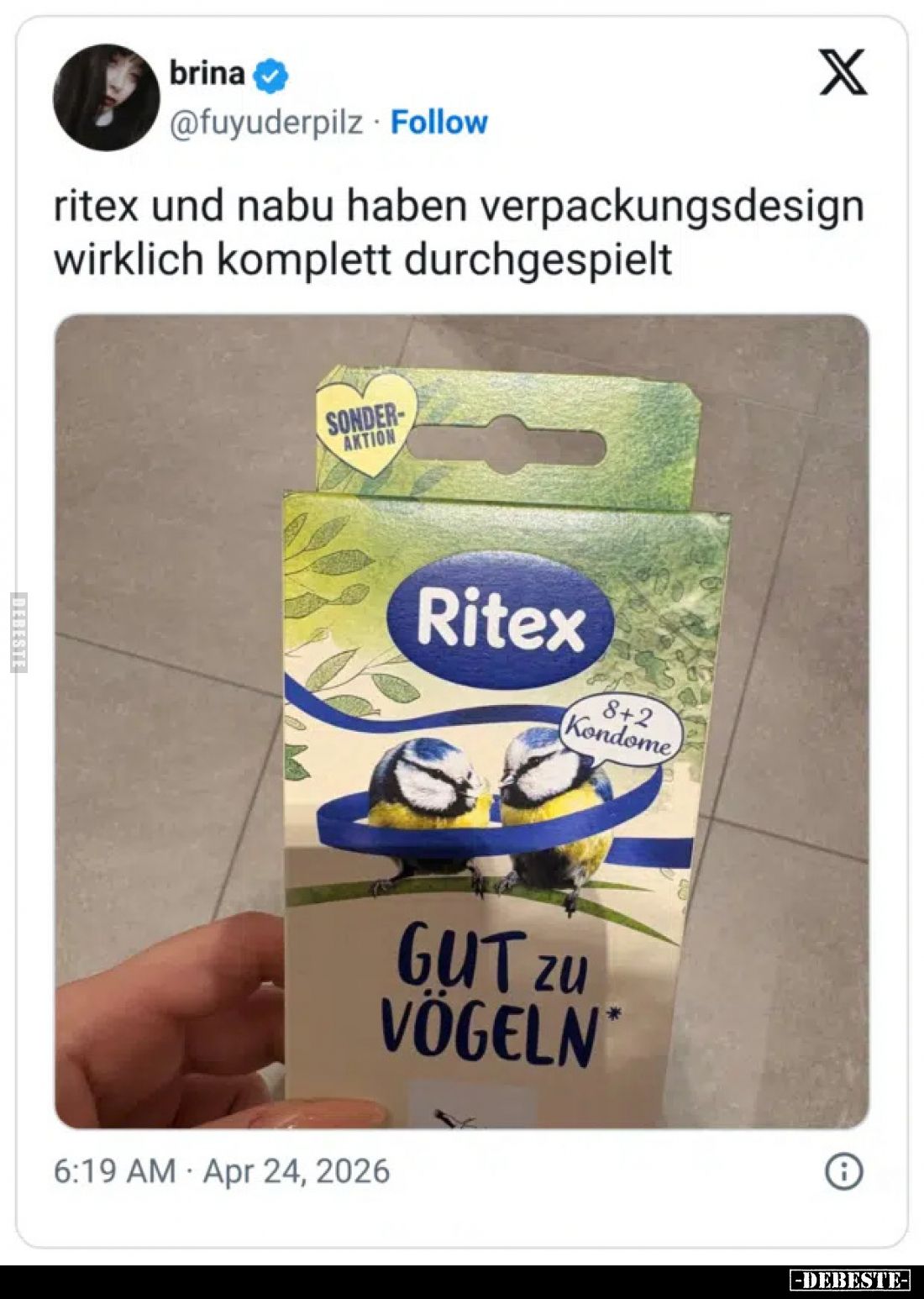 ritex und nabu haben verpackungsdesign wirklich komplett durchgespielt