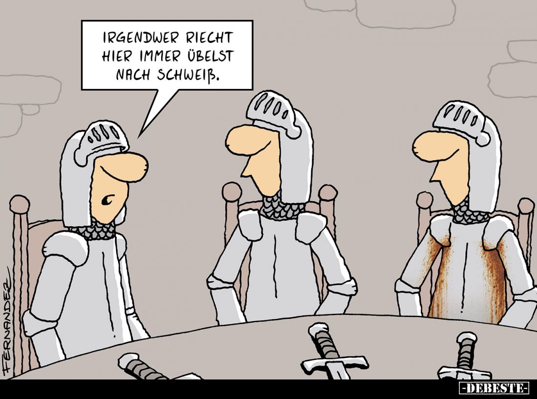 Irgendwer riecht hier immer übelst nach Schweiß.