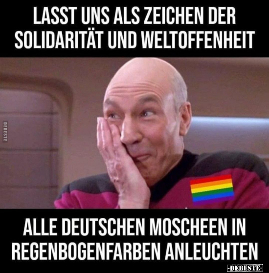 Lasst uns als Zeichen der Solidarität.. - Lustige Bilder | DEBESTE.de